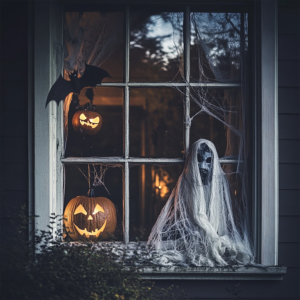 12 Easy, Last Minute DIY Window Decorations for Halloween.